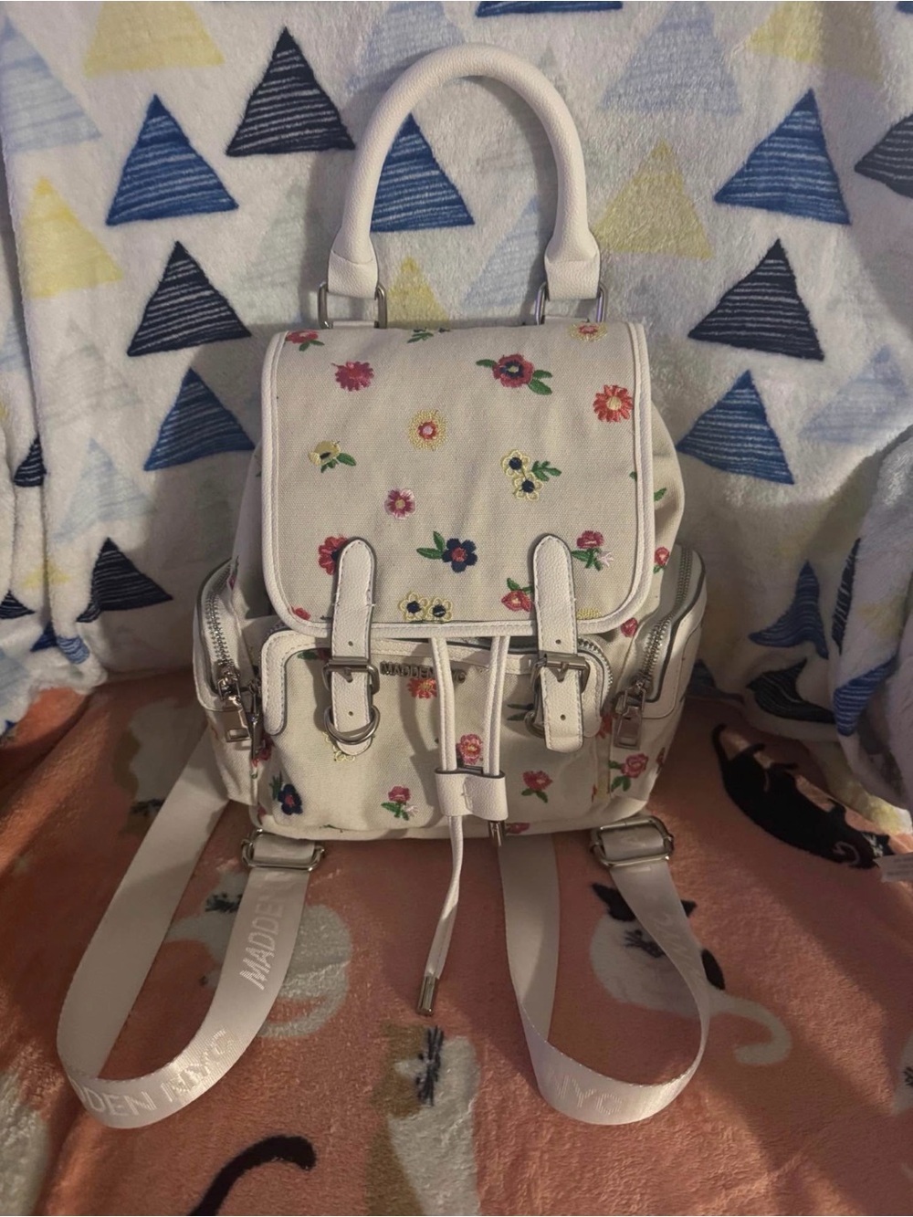 Madden NYC Floral Mini Backpack
